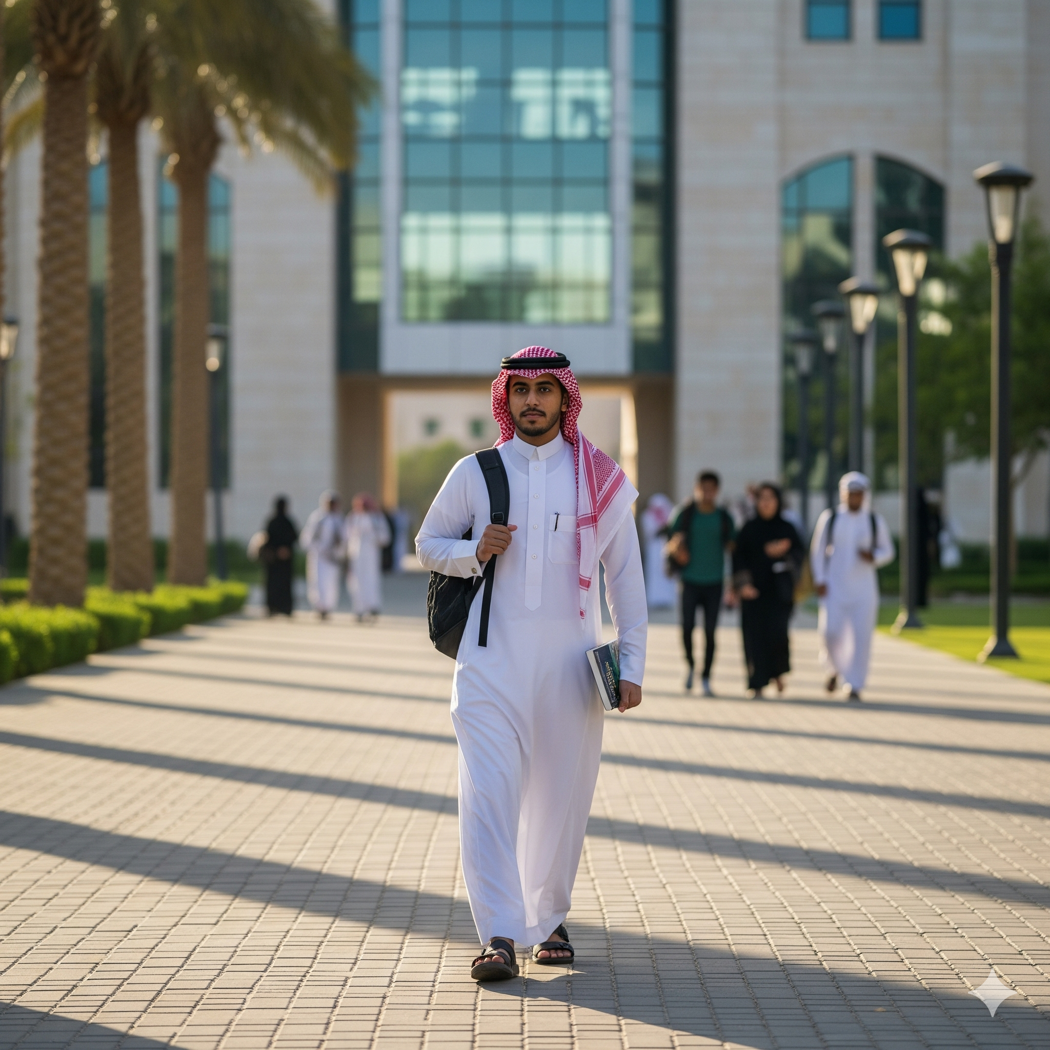Students learning with AI